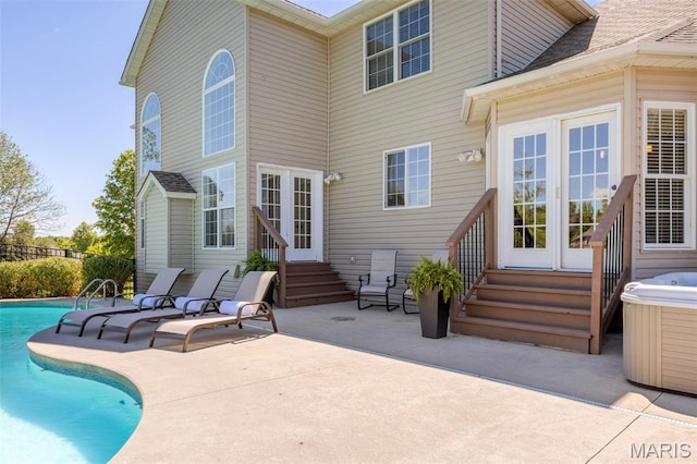 5316 Enchanted Ct, Weldon Spring, MO 63304 - back of house with entry steps and a patio