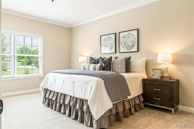 5316 Enchanted Ct, Weldon Spring, MO 63304 - carpeted bedroom with baseboards and ornamental molding