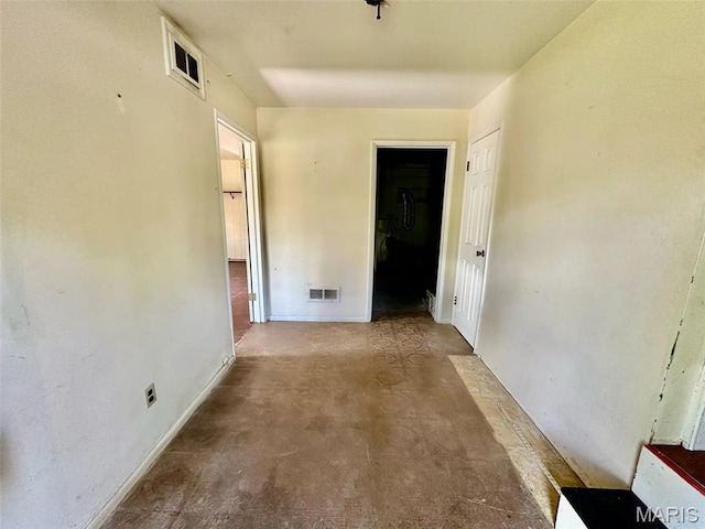 860 Chouteau Ave, Godfrey, IL 62035 - hallway with concrete floors and baseboards