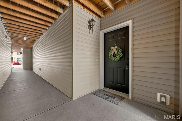 view of entrance to property