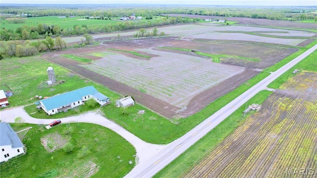 29595 State Highway 3, La Plata, MO 63549 - aerial view of sparsely populated area featuring farmland