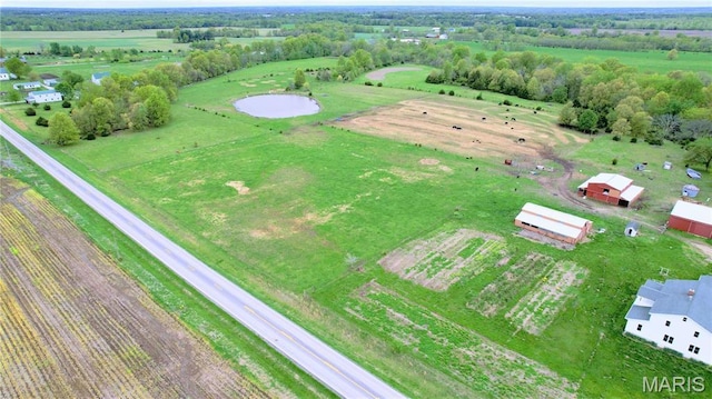 29595 State Highway 3, La Plata, MO 63549 - aerial view of sparsely populated area