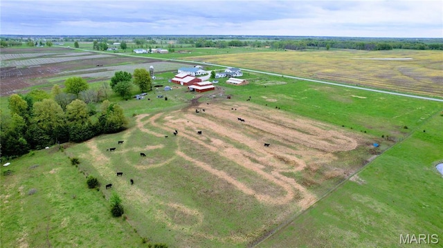 29595 State Highway 3, La Plata, MO 63549 - aerial view of property's location featuring rural landscape