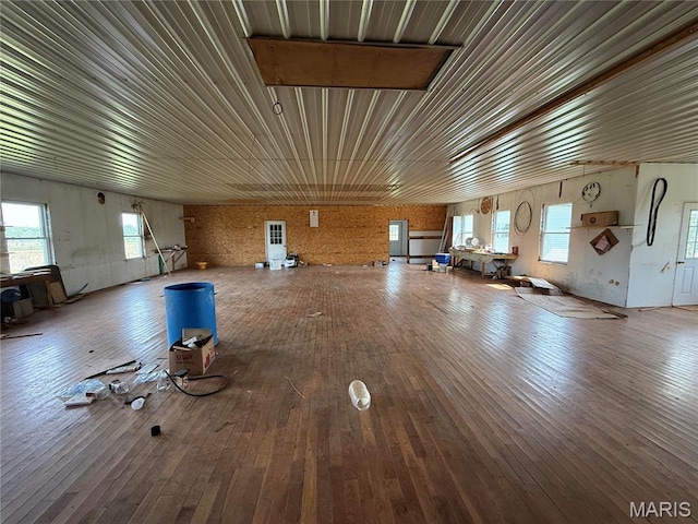 29595 State Highway 3, La Plata, MO 63549 - misc room featuring wood-type flooring