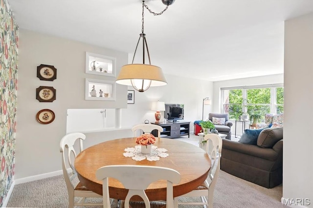 5 Delcrest Ct Unit 203, Saint Louis, MO 63124 - dining room with light colored carpet and baseboards