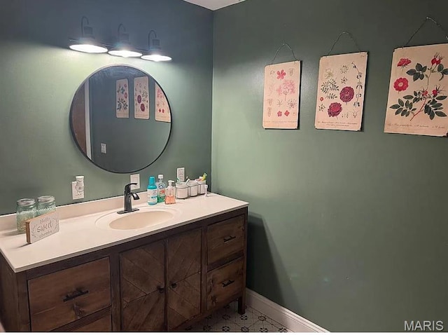 23784 Maries Road 410th Rd, Belle, MO 65013 - bathroom featuring vanity and baseboards