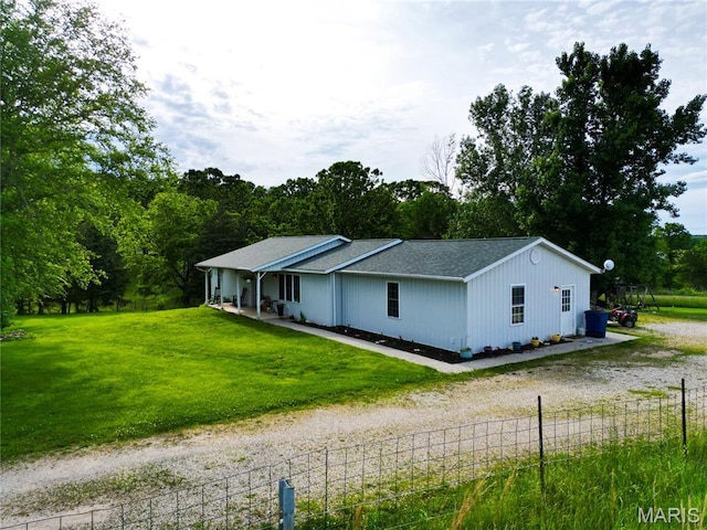23784 Maries Road 410th Rd, Belle, MO 65013 - view of front of house featuring dirt driveway and a shingled roof