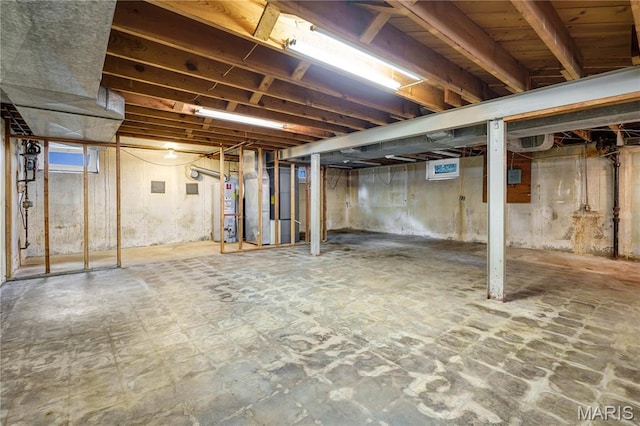 369 Halcyon Dr, Saint Louis, MO 63122 - basement with gas water heater