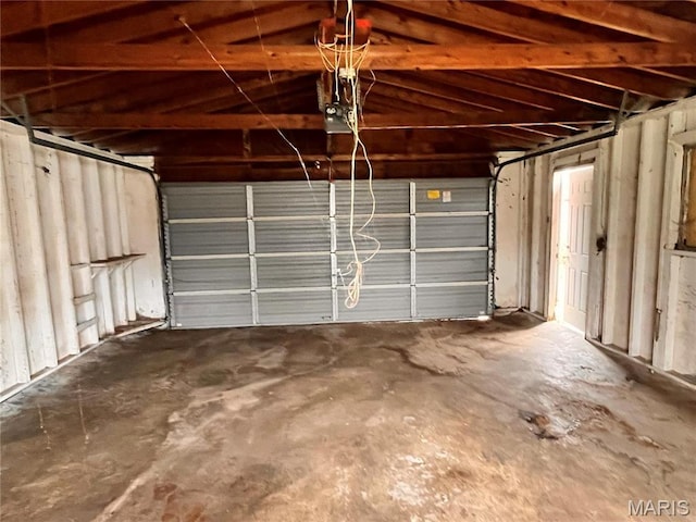 6604 Donald St, Saint Louis, MO 63121 - garage with a garage door opener