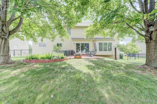 41 Deer Creek Dr, Ofallon, MO 63366 - back of property featuring a patio area