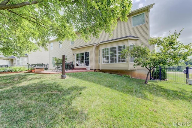 41 Deer Creek Dr, Ofallon, MO 63366 - back of house featuring a patio area