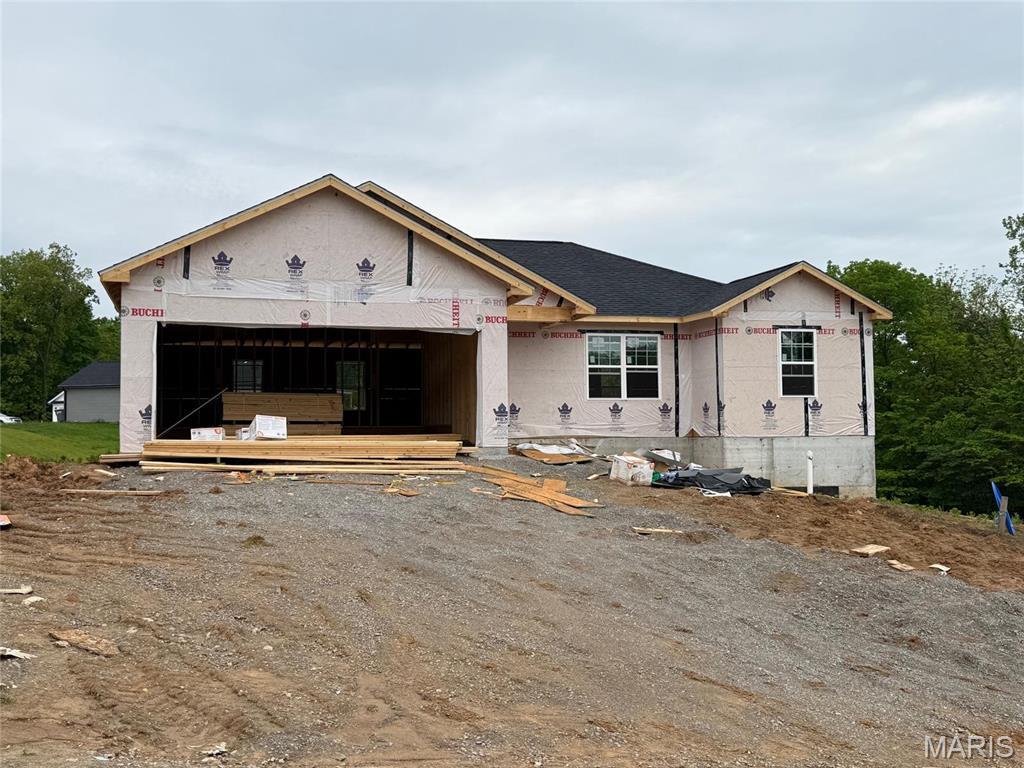 582 Wentworth Dr, Jackson, MO 63755 - view of front of home with an attached garage