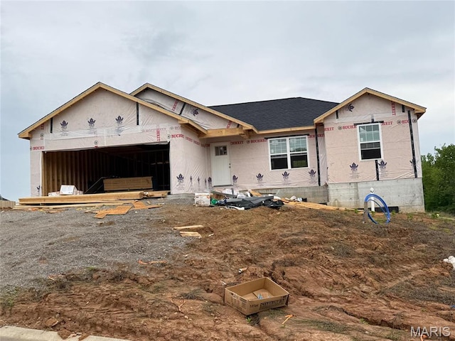 582 Wentworth Dr, Jackson, MO 63755 - property in mid-construction featuring a garage