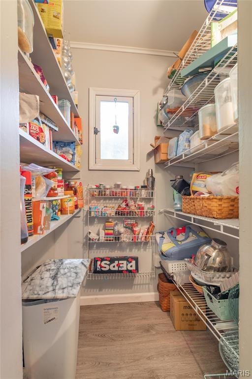 view of pantry