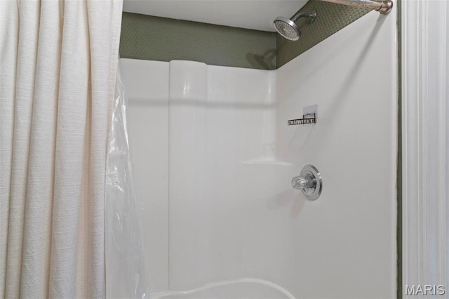 111 Portland Ave, Belleville, IL 62220 - bathroom view of a shower with shower curtain