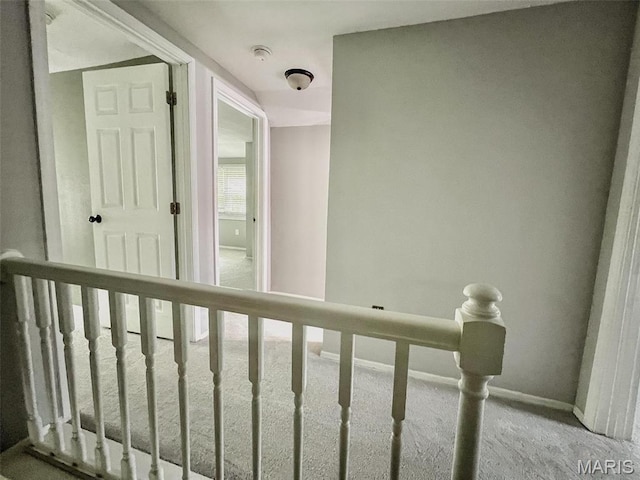 111 Portland Ave, Belleville, IL 62220 - hallway with carpet floors and baseboards