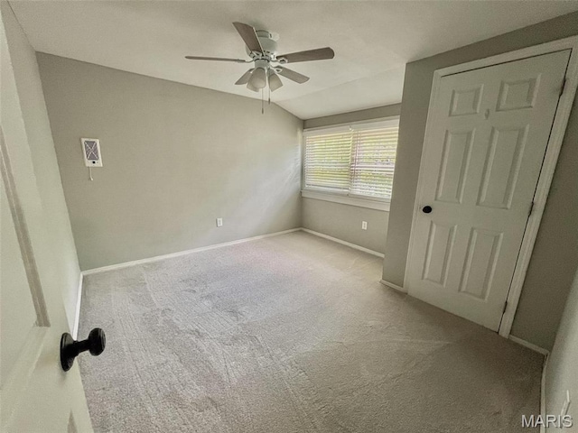 111 Portland Ave, Belleville, IL 62220 - unfurnished bedroom featuring carpet flooring, baseboards, and a ceiling fan
