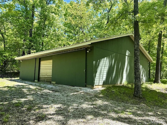 view of outbuilding featuring an outdoor structure