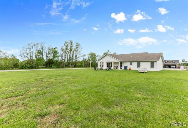 710 Skye View Ct, Farmington, MO 63640 - view of front facade featuring a front yard