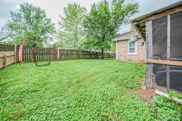 view of yard