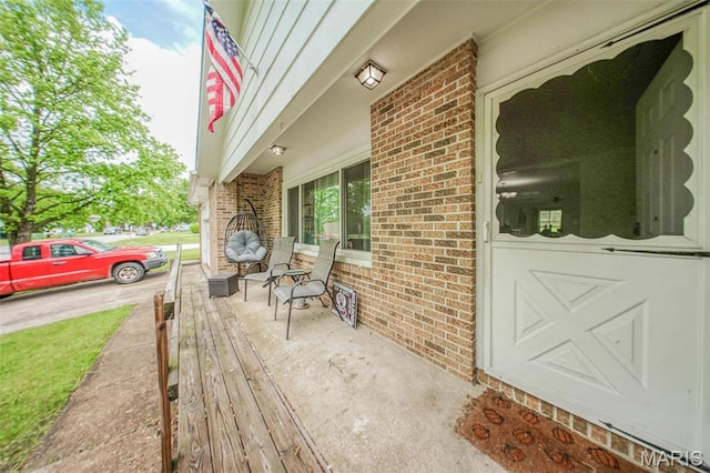 view of patio / terrace featuring a porch