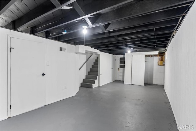 312 Waller Ave, Saint Louis, MO 63125 - finished basement with stairs