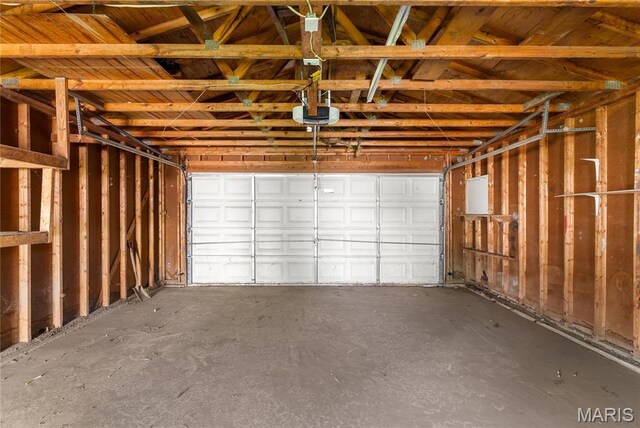 312 Waller Ave, Saint Louis, MO 63125 - garage featuring a garage door opener
