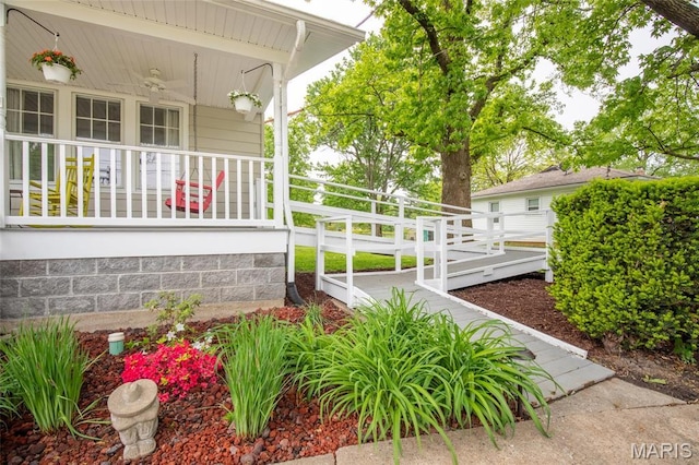 721 Taylor Ave, Godfrey, IL 62035 - view of patio / terrace featuring a porch