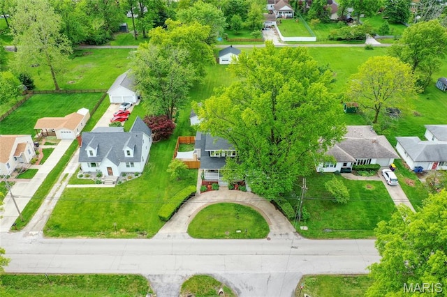 721 Taylor Ave, Godfrey, IL 62035 - aerial perspective of suburban area