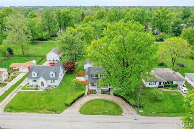 721 Taylor Ave, Godfrey, IL 62035 - drone / aerial view