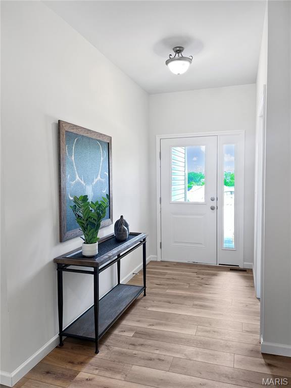 3304 Nat View Ct, Washington, MO 63090 - entrance foyer featuring light wood finished floors and baseboards