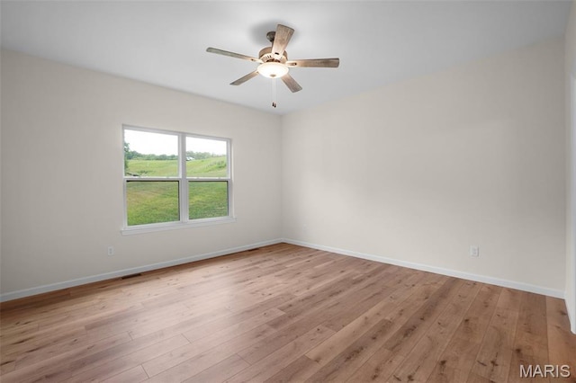 3304 Nat View Ct, Washington, MO 63090 - unfurnished room with wood-type flooring and ceiling fan