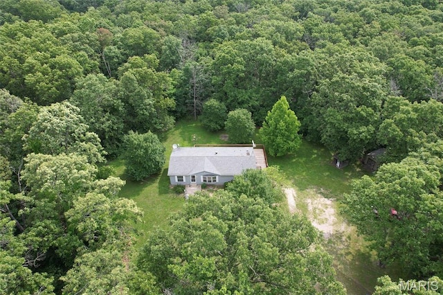 24 Clonts Rd, Sullivan, MO 63080 - aerial view of property's location with a heavily wooded area
