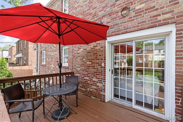 7487 Shaftesbury Ave, University City, MO 63130 - view of wooden deck