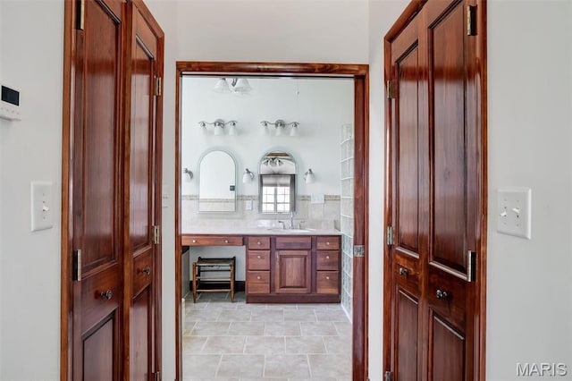 3033 Oakvale Rd, De Soto, MO 63020 - bathroom featuring a closet and vanity