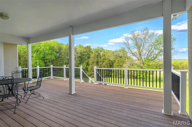3033 Oakvale Rd, De Soto, MO 63020 - view of deck