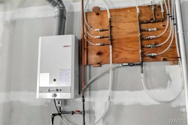 3033 Oakvale Rd, De Soto, MO 63020 - utilities with tankless water heater