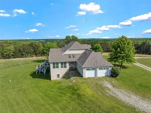 3033 Oakvale Rd, De Soto, MO 63020 - view of subject property with a forest