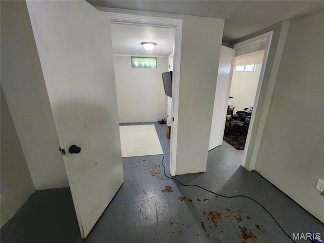 1437 Farmview Ave, Saint Louis, MO 63138 - corridor featuring concrete floors