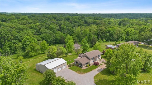 8316 D Rd, Waterloo, IL 62298 - drone / aerial view of a forest