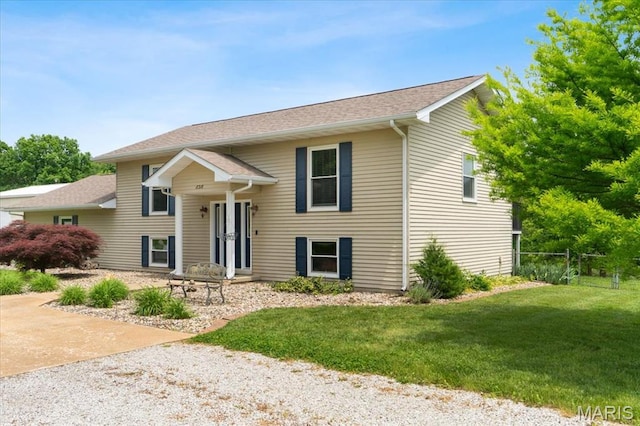8316 D Rd, Waterloo, IL 62298 - bi-level home featuring a shingled roof