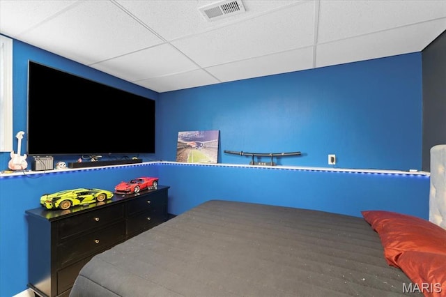 8316 D Rd, Waterloo, IL 62298 - bedroom featuring a drop ceiling