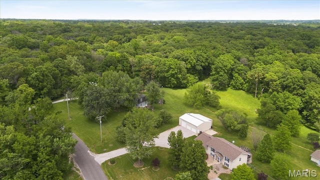8316 D Rd, Waterloo, IL 62298 - drone / aerial view of a forest