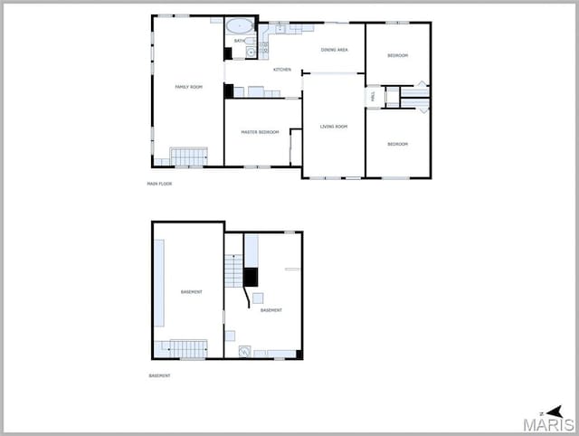 128 Cumberland Ave, Maryland Heights, MO 63043 - floor plan / room layout