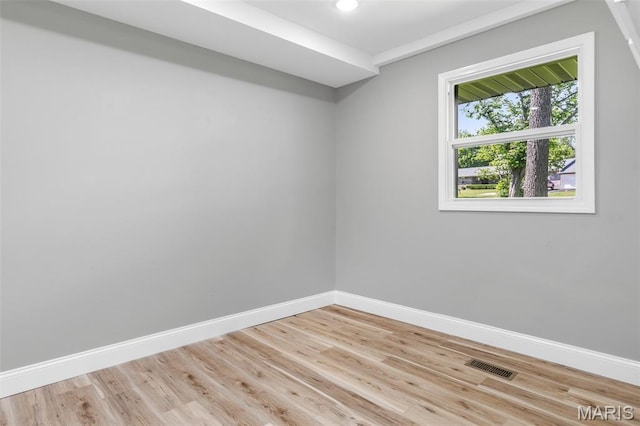 701 Hillsboro Rd, Farmington, MO 63640 - empty room with baseboards, light wood finished floors, and recessed lighting