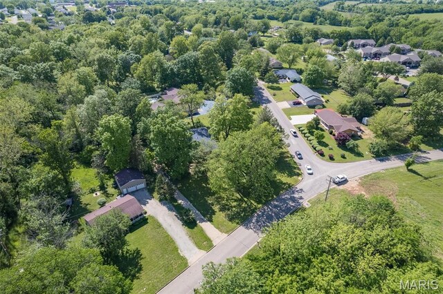 701 Hillsboro Rd, Farmington, MO 63640 - aerial view of property and surrounding area featuring nearby suburban area