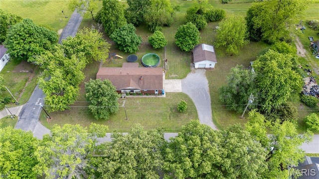 211 E Elm, Bertrand, MO 63823 - aerial view of property and surrounding area