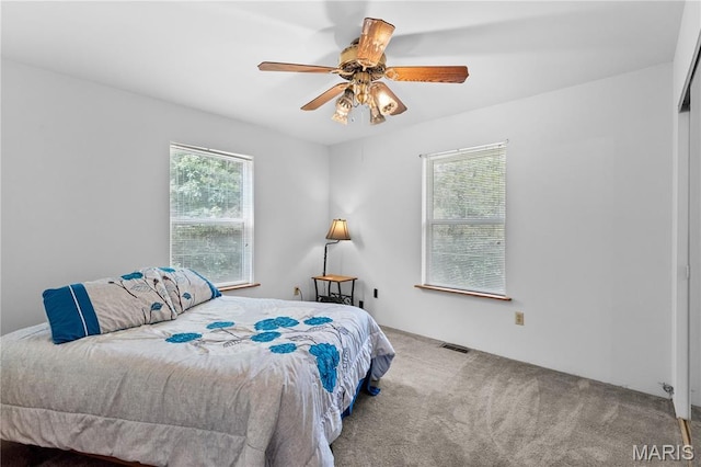 6703 Shenandoah Ln, Dittmer, MO 63023 - carpeted bedroom with ceiling fan