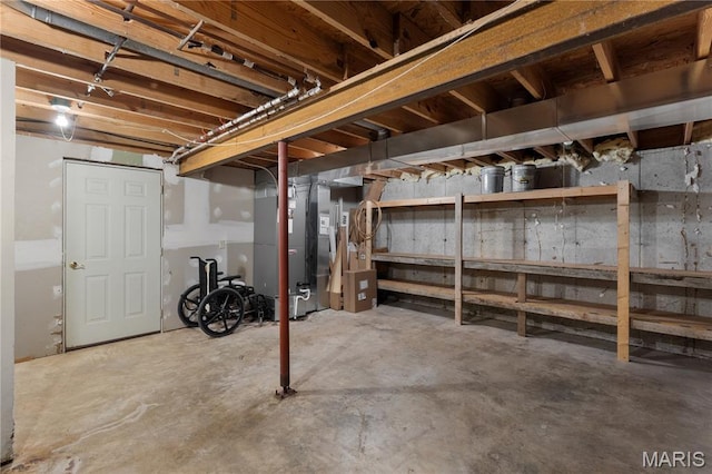 6703 Shenandoah Ln, Dittmer, MO 63023 - unfinished below grade area featuring heating unit