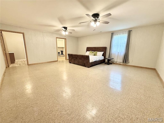 1307 Pike Dr, Bismarck, MO 63624 - unfurnished bedroom featuring baseboards and ceiling fan